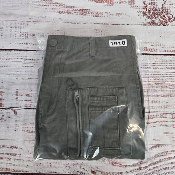 Union Army Men's Green Cargo Tactical Pants 31 Airborne Military Utility Pockets - Picture 12 of 12